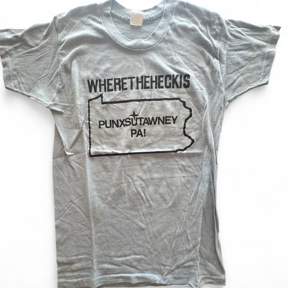 Source-unknown Men's Blue and Grey T-shirt